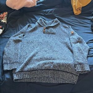 Blue heather Fjall Raven lada sweater. Men’s L